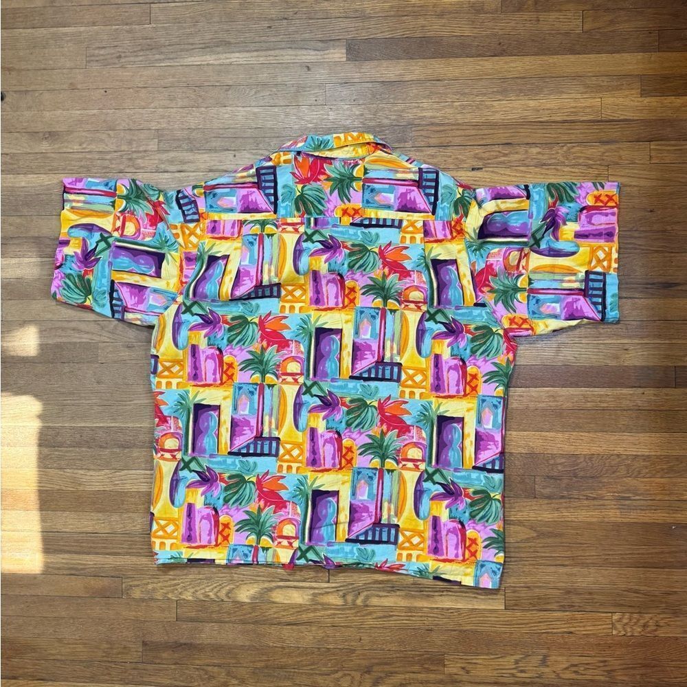 Vintage Colorful Hawaiian Shirt - Picture 3 of 6